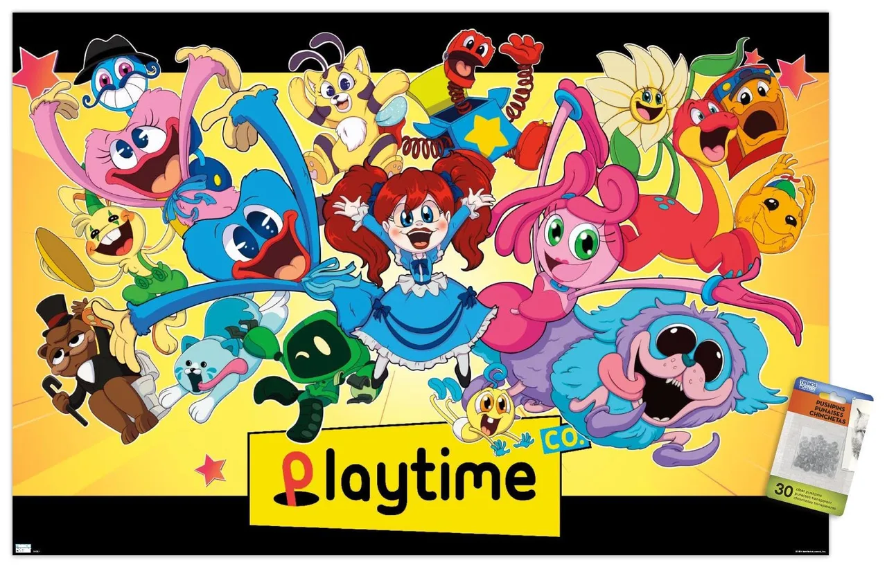 Все персонажи Playtime Co. — официальный постер